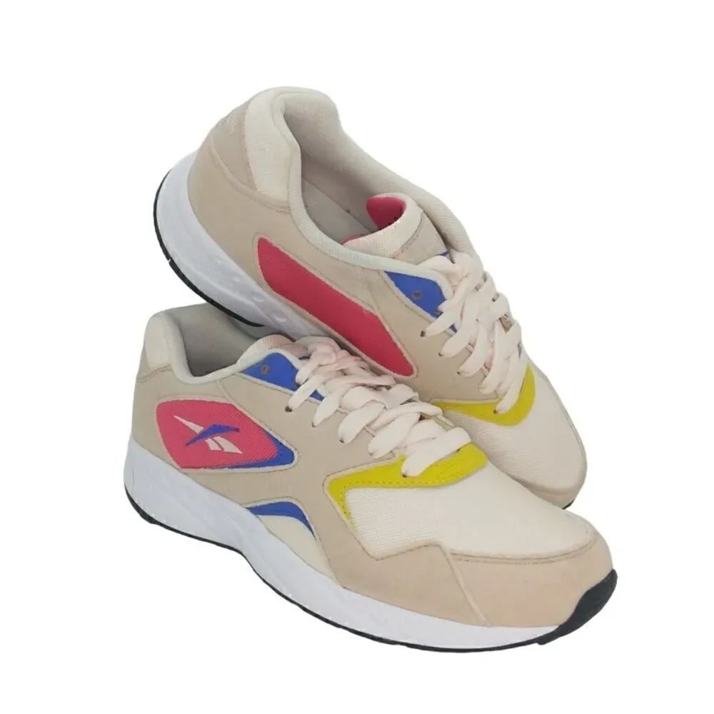 Reebok Torch Hex Womens Pre-owned Tan & Pink Sneakers - sz. 6 1/2